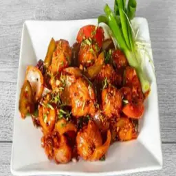Dry Garlic Shrimp